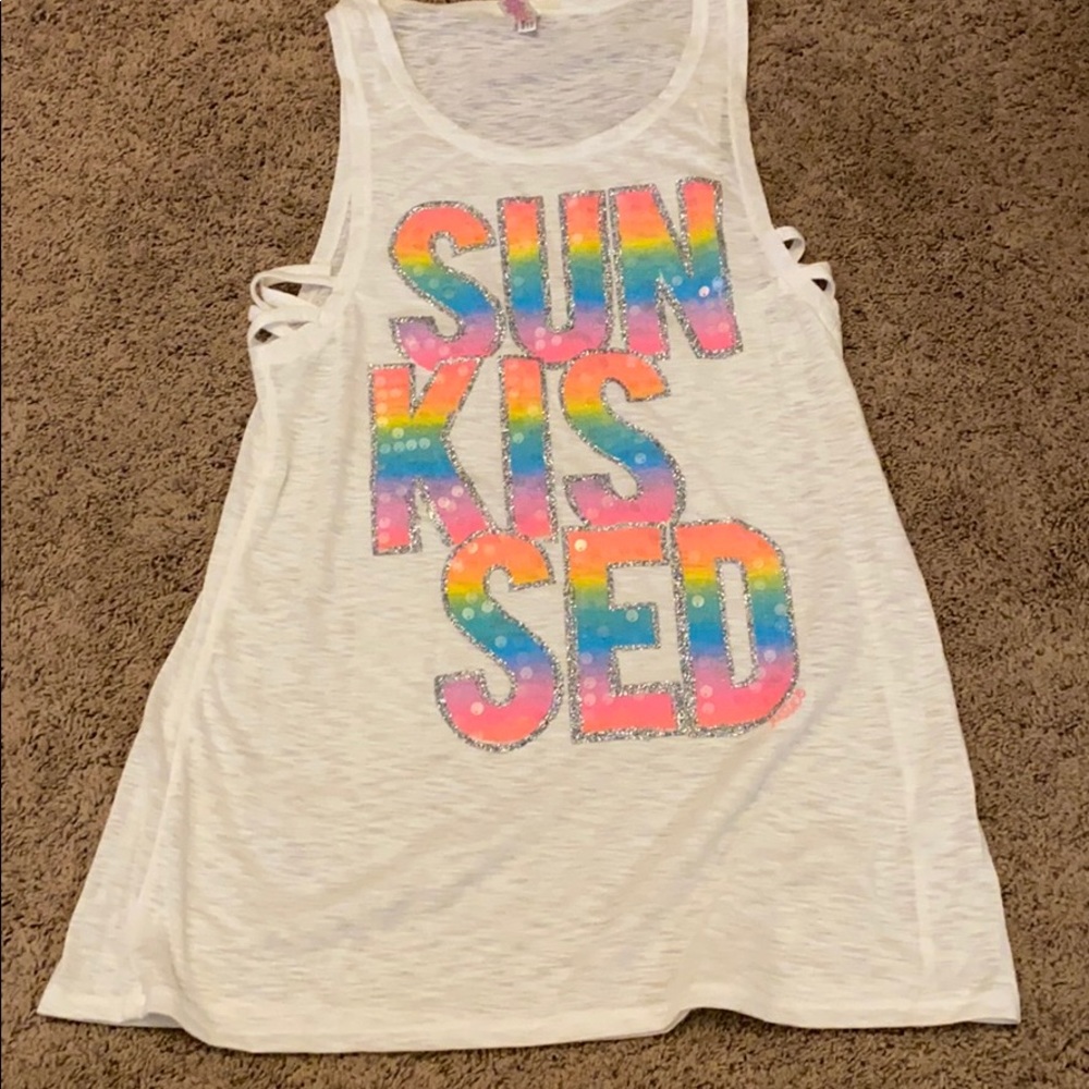 Justice girls size 14 swim coverup